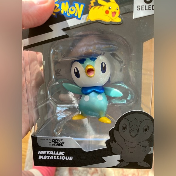 *NEW in box* Pokemon Select Piplup Metallic Figure (Series 2) - Picture 2 of 7